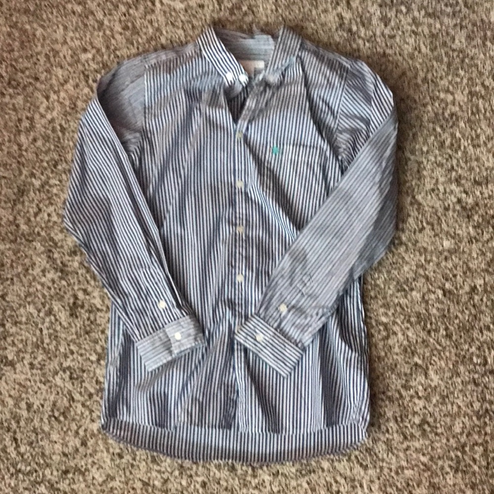 Burberry striped longsleeve button-down shirt